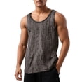 thumbnail image 1 of Krdevn Men's Mesh Hole Workout Tank Top for Breathable Sleeveless Gym Vest Athletic Performance Running Training,Tank Tops Men,XL, 1 of 6