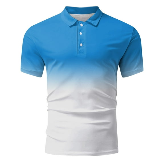 Krdevn Men's Shirt Large Size Base Shirt Digital 3D Printing Casual CollarlessLong Sleeve Shirt 3 Button Long Sleeve Shirt,L