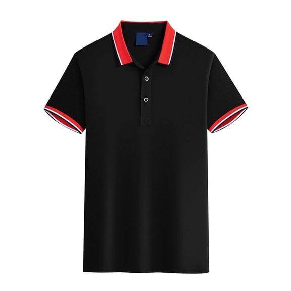 Krdevn Men's Short Sleeve Polo Shirt,S