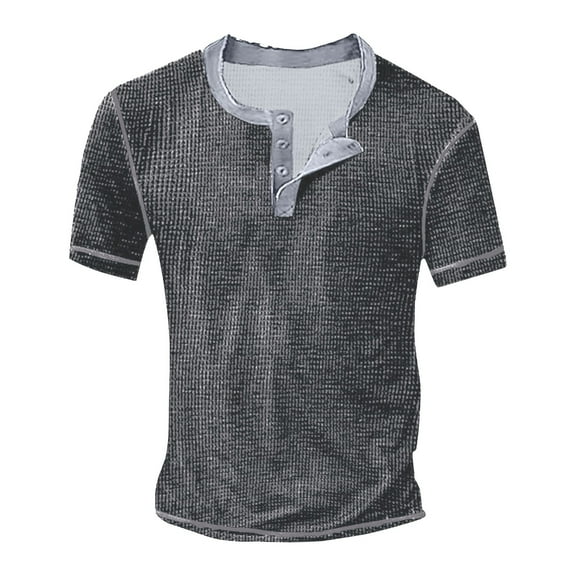 Krdevn Men's Short Sleeve Summer Casual Tops T Shirts,XL