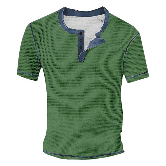 Krdevn Men's Short Sleeve Summer Casual Tops T Shirts,XXL