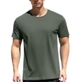 thumbnail image 1 of Krdevn Men's Short Sleeve Summer Ice Silk Ice Oxygen Grid Mesh Breathable Sports Casual Muscle Sports Tops,6XL, 1 of 4