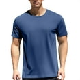 thumbnail image 1 of Krdevn Men's Short Sleeve Summer Ice Silk Ice Oxygen Grid Mesh Breathable Sports Casual Muscle Sports Tops,6XL, 1 of 4