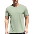 thumbnail image 1 of Krdevn Men's Short Sleeve Summer Ice Silk Ice Oxygen Grid Mesh Breathable Sports Casual Muscle Sports Tops,XL, 1 of 4