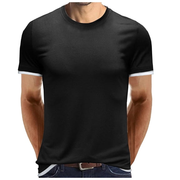 Krdevn Men's Short Sleeve T Shirt Men's Top Shirt,XXL
