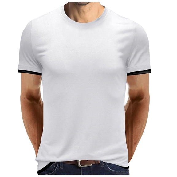 Krdevn Men's Short Sleeve T Shirt Men's Top Shirt,XXL
