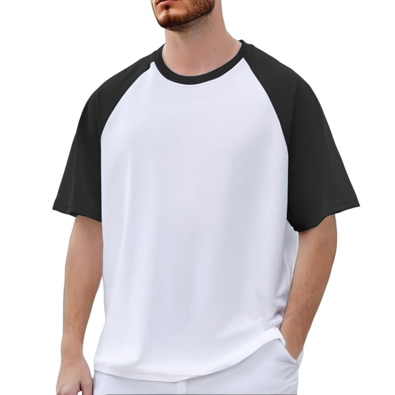 Krdevn Men's Short Sleeved Basketball Sports Split T Shirt Appearance Suit Men's Warm Up Shooting Sweat Wicking College Student,3XL