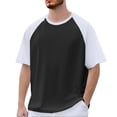 thumbnail image 1 of Krdevn Men's Short Sleeved Basketball Sports Split T Shirt Appearance Suit Men's Warm Up Shooting Sweat Wicking College Student,XL, 1 of 4