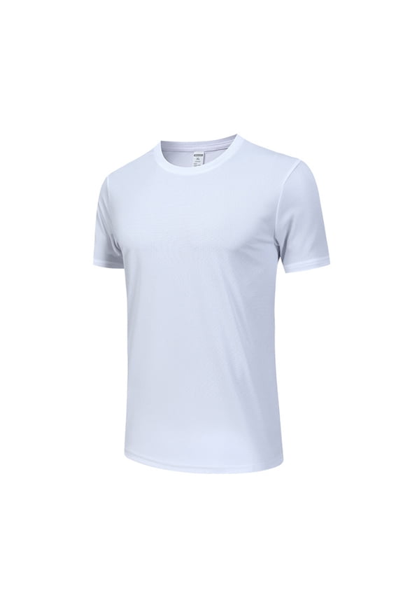 Men's Short Sleeved Round Neck Bottom Shirt Outdoor Hiking Tops Sports T Shirt Outside Running Fitness Clothing,Tank Tops Men,S