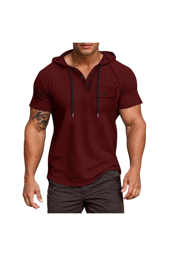 Men's Slim Fit Button Down Casual T Shirt for Summer Daily Wear Comfortable Breathable Tee Shirt with Classic Design,3XL