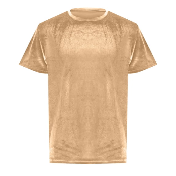 Krdevn Men's Velvet Hop Slim Short Sleeves T Shirts,3XL