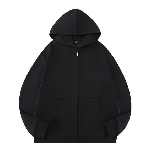 Krdevn Mens Shirts - Men's Cardigan Lightweight Corduroy Hoodie for Casual Outdoor Wear Stylish and Comfortable Ideal for Autumn and Winter,Mens Fall Shirts,Color:Black,Size:XXL