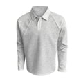 thumbnail image 1 of Krdevn Mens Shirts - Men's Lapel Long Sleeved Shirt,Mens Fall Shirts,Color:Light Gray,Size:3XL, 1 of 4
