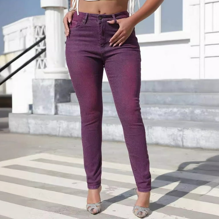 Dark purple jeggings outlet