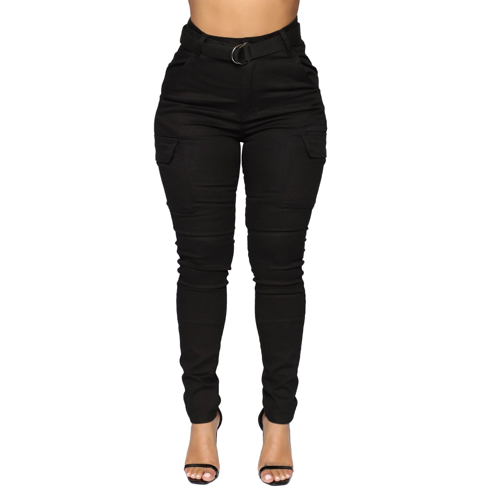 Krdevn Pants for Women Women's Casual Work Stretch Waistband Sports