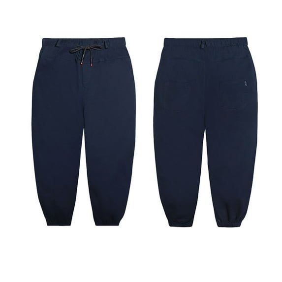 Krdevn Plus Size Boys Pants with Weight Oversized Comfortable Fit Large Children's Casual Trousers for Big Kids,Color:Blue,Size:5-6 Years