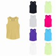 thumbnail image 1 of Krdevn Racerback Sleeveless Tank Top Casual Loose Fit Daily Outdoor Wear (Toddler,Big Girls),7-8 Years, 1 of 9