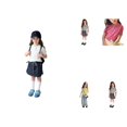 thumbnail image 1 of Krdevn Short Sleeve Knit Polo Shirt with Textured Pattern (Little Girls, Big Girls),3-4 Years, 1 of 8