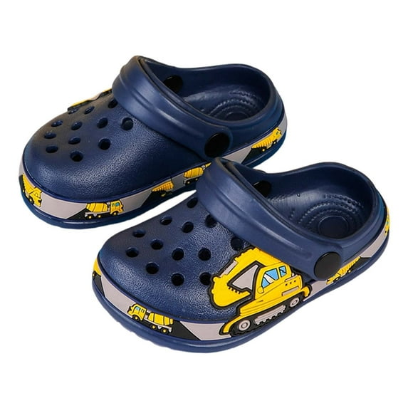 Krdevn Slippers for Kids Breathable Summer Beach Shoes Soft Sole Casual Footwear for Boys and Girls Lightweight and Comfortable Sandals,2.5-3 Years