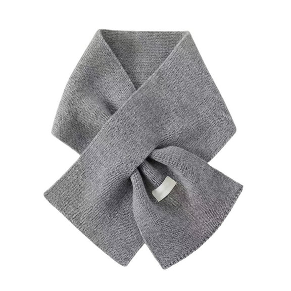 Krdevn Solid Color Knitted Scarf Soft Winter Elegant Warm Feel Wrap Shawl for Ladies Daily Wear,Size:One Size