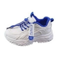 thumbnail image 1 of Krdevn Stylish Boys Sneakers Breathable Shoes with Thick Sole Lace Up Dad Shoes Soft Footed Sneakers for Kids,Baby Shoes Girl,Size:10-10.5 Years, 1 of 7