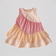 thumbnail image 1 of Krdevn Summer Girls' Sleeveless Layered Gradient Dress Lightweight Blouson Dress Cute Dress,2-3 Years, 1 of 9