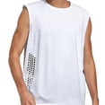 thumbnail image 1 of Krdevn Summer Men's Sleeveless T Shirt Ice Silk Sports Top Loose Fit Running Gym Workout Vest,Tank Tops Men,XXL, 1 of 4