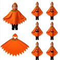 thumbnail image 1 of Krdevn Toddler Boys Girls Halloween Hooded Cloak Cartoon Expression Print Halloween Kid Role Play Fancy Dress Clothes, 1 of 4