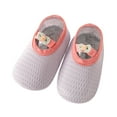 thumbnail image 1 of Krdevn Toddler Boys Girls' Mesh Booties, Cute Bow Decor Lightweight Breathable Soft Sole Non- First Walker Crib Shoes for Spring Summer,Sizes 0-6 Months, 1 of 9