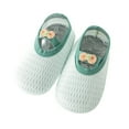 thumbnail image 1 of Krdevn Toddler Boys Girls' Mesh Booties, Cute Bow Decor Lightweight Breathable Soft Sole Non- First Walker Crib Shoes for Spring Summer,Sizes 6-12 Months, 1 of 7