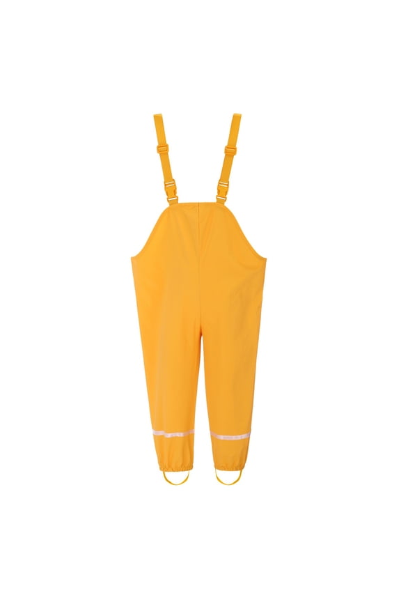 Toddler Boys Girls Rain Dungarees Windproof Waterproof Mud Jumpsuit Clothes,6-7 Years