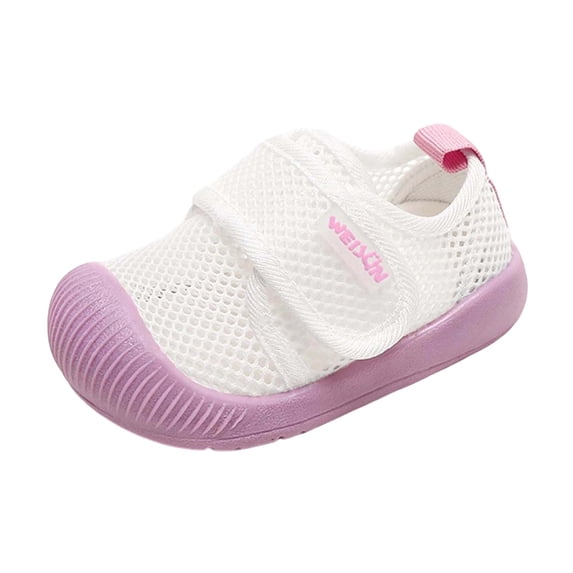 Krdevn Toddler Boys' Mesh Sneakers, Breathable Summer Shoes, Soft Sole -On Walking Shoes for First Walkers,11-13 Months