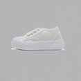 thumbnail image 1 of Krdevn Toddler Boys' Platform Canvas Sneakers Lightweight Breathable Non- Comfortable Casual Shoes for Kids Everyday Outdoor Play,Sizes 3-3.5 Years, 1 of 5