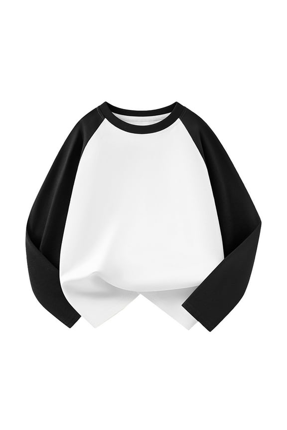 Toddler Girls Boys Long Sleeve Shirts Raglan Shirt Baseball Tee Tops,5-6 Years