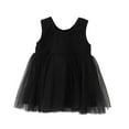 thumbnail image 1 of Krdevn Toddler Girls Sleeveless Holiday Party Mesh Dress Dance Party Princess Dresses,12-18 Months, 1 of 3