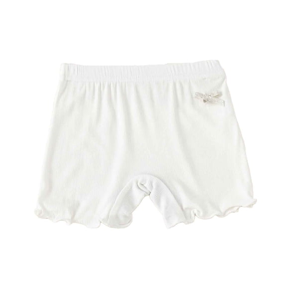 Krdevn Toddler Girls Solid Sport Ruffles Shorts Casual Shorts,5-6 Years