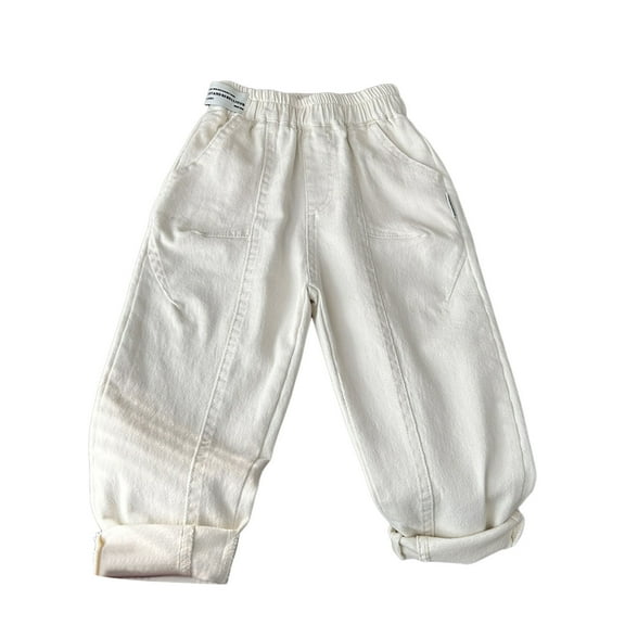 Krdevn Toddler Girls Spring Solid Cool Pocket Street Style Hop Pants Clothes,18-24 Months