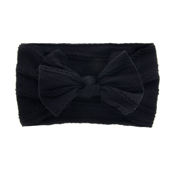 Krdevn Toddler Kid Baby Girls Bow Turban Headband Headwear Accessories