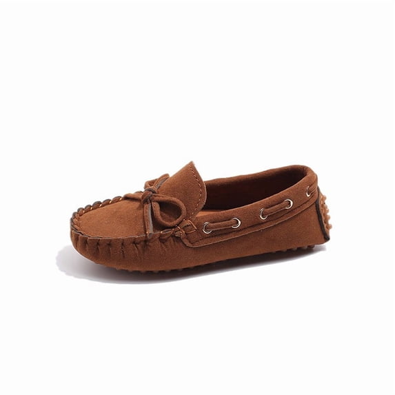 Krdevn Toddler Kids Moccasins Non Dress Shoes Size:7-8 Years