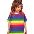 thumbnail image 1 of Krdevn Toddler Striped T-Shirt Classic Crew Neck Cotton Top for Boys and Girls Size:3-4 Years, 1 of 4