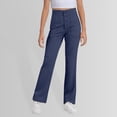 thumbnail image 1 of Krdevn Tween Girls Straight Pants School Unifor M Stretchy Leggings,5-6 Years, 1 of 8