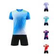 thumbnail image 1 of Krdevn Unisex Gradient Soccer Set Breathable Training Uniform for Youth and Adults,4XL, 1 of 3