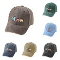 thumbnail image 1 of Krdevn Vintage Washed Kids Baseball Cap Colorful Cartoon Train Embroidery Adjustable Lightweight Sun Hat for Unisex Toddler Boys Girls Spring Summer Outdoor Daily Activities, 1 of 6