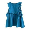 thumbnail image 1 of Krdevn Western Style Short Sleeved Small Floral Shawl Princess Style Girls' Dress,18-24 Months, 1 of 7