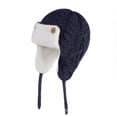 thumbnail image 1 of Krdevn Winter Knit Hat for Babies and Kids with Thick Warm Ear Cap Soft Yarn for Cold Weather,Size:0-1 Years, 1 of 4