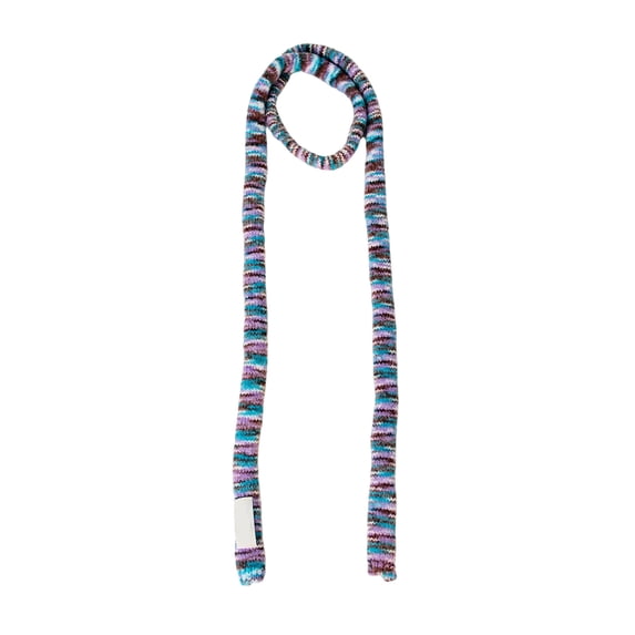 Krdevn Women Knit Scarf, Slim Long Decorative Narrow Neck Wrap for Fall Winter Fashion Outfit