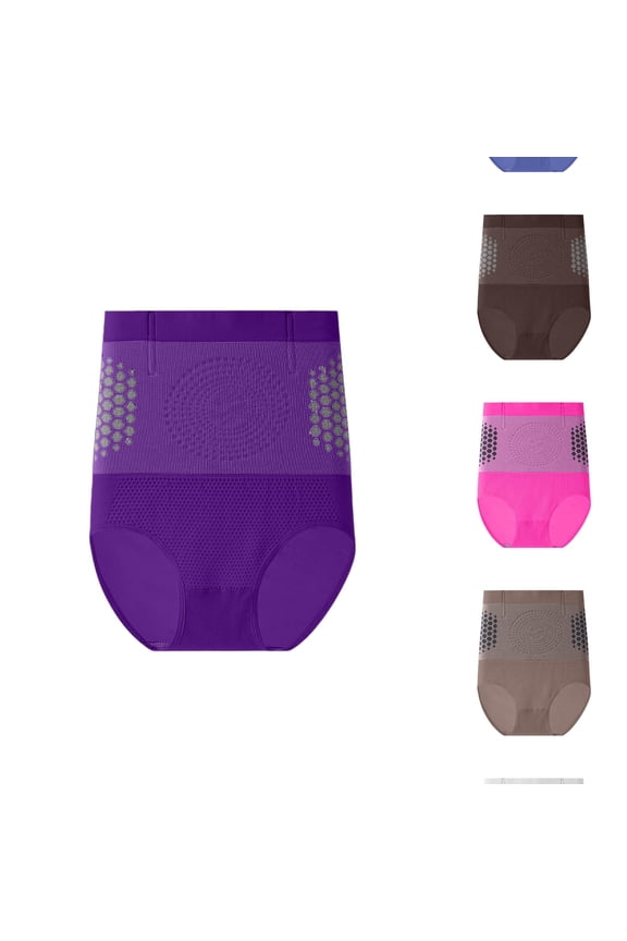 Women's High Waist Tummy Control Shaping Panty Seamless Lifting Firm Waist Reduction Underwear