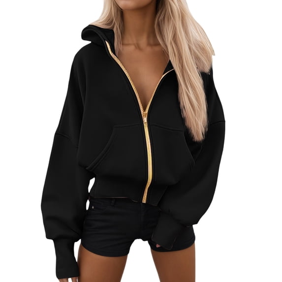 Krdevn Men's Casual Zip Up Hoodie Long Sleeve Loose Fit Sweatshirt with Pocket for Outdoor Travel Autumn Winter Comfort,Pullover Sweatshirts for Women,Size:XL
