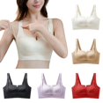 thumbnail image 1 of Krdevn Women's Wireless Comfort Bra with Adjustable Convertible Straps and Seamless Back Closure,36, 1 of 8