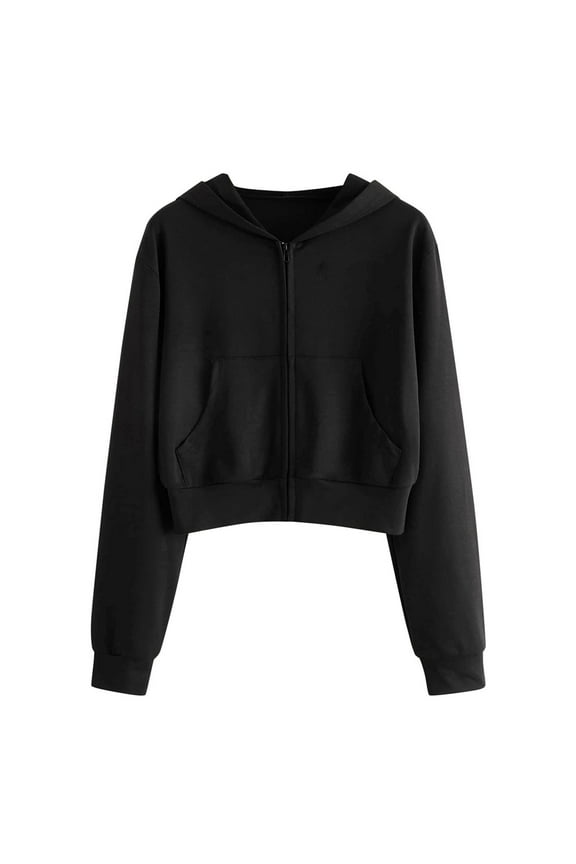 Women's Zip-Front Hooded Shirt - Casual Long Sleeve Pocket Sweatshirt, Lightweight Loungewear Top,Womens Hoodies Pullover, for Size XL